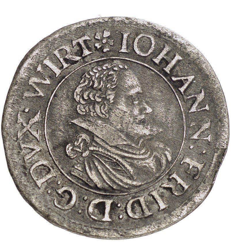 Württemberg – Johann Friedrich, 6 Kreuzer 1621
